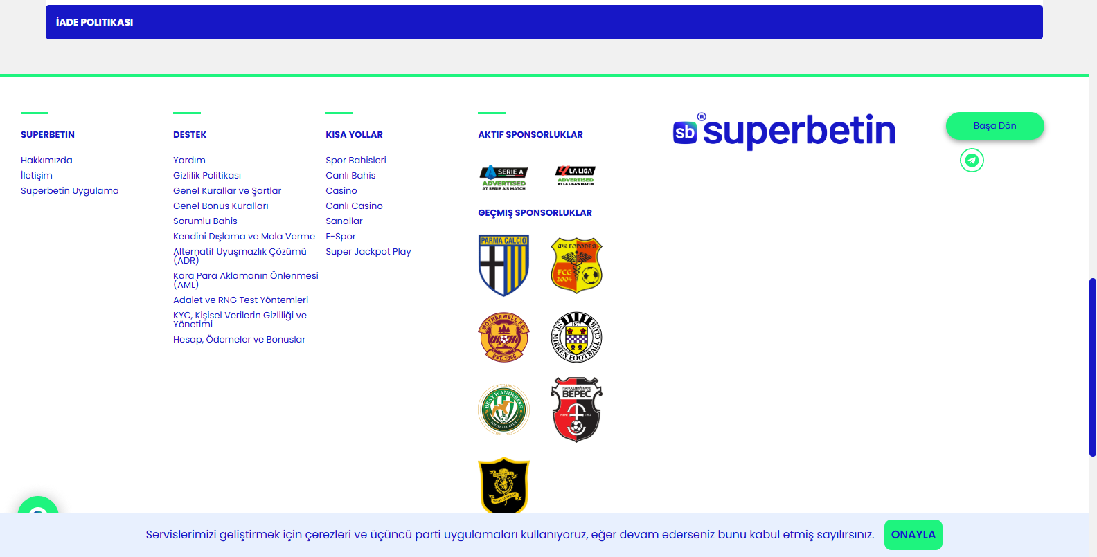 Superbetin VIP Olma ve VIP Yatırım Bonusu